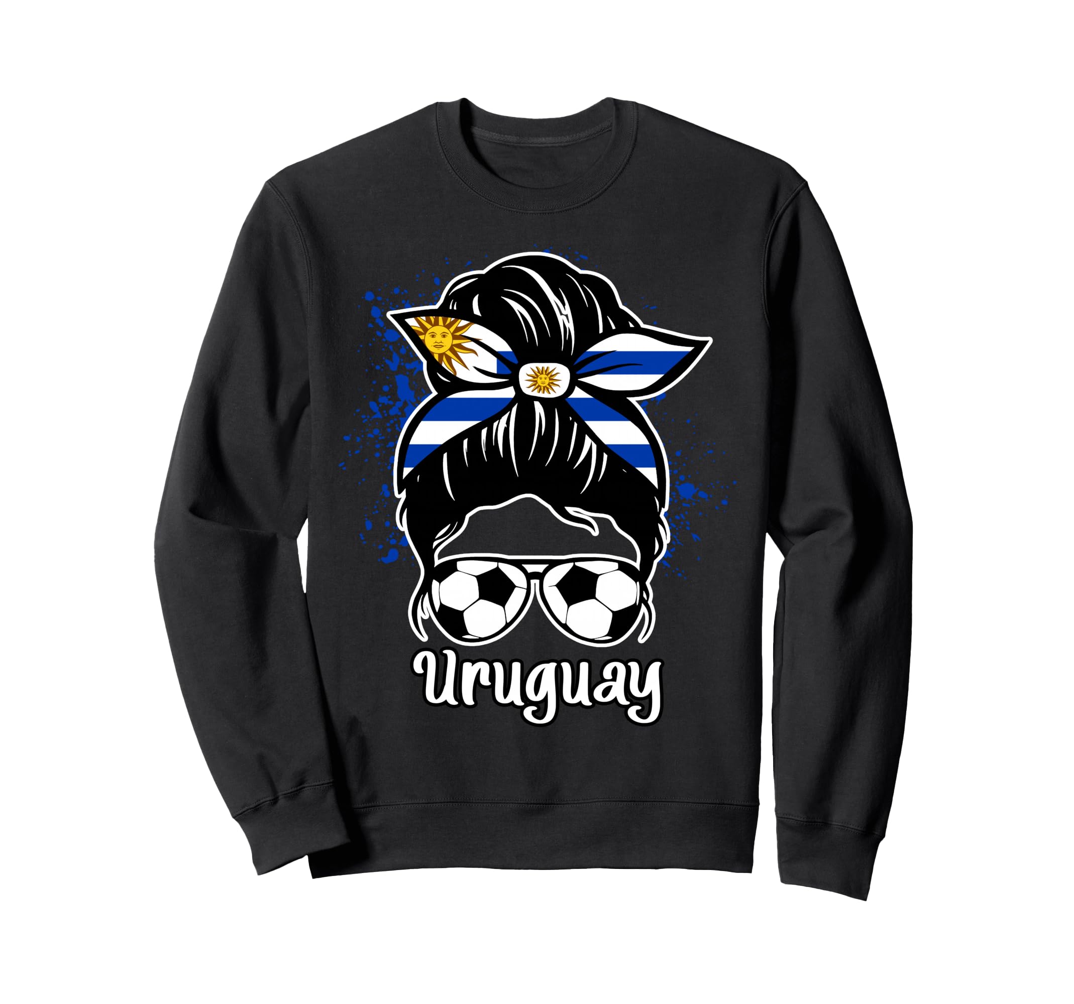 Uruguay Football Game Player Soccer Sweatshirt - Trendy Graphic for Adults - T-Shirt, Sweatshirt, Hoodie