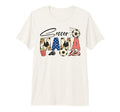 Soccer Mama Mom Soccer Lovers Fans Happy T-Shirt - Minimalist Print Unisex - T-Shirt, Sweatshirt, Hoodie