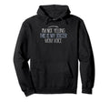 Im Not Yelling This Is My Soccer Mom Hoodie - Minimalist Print for Adults - T-Shirt, Sweatshirt, Hoodie