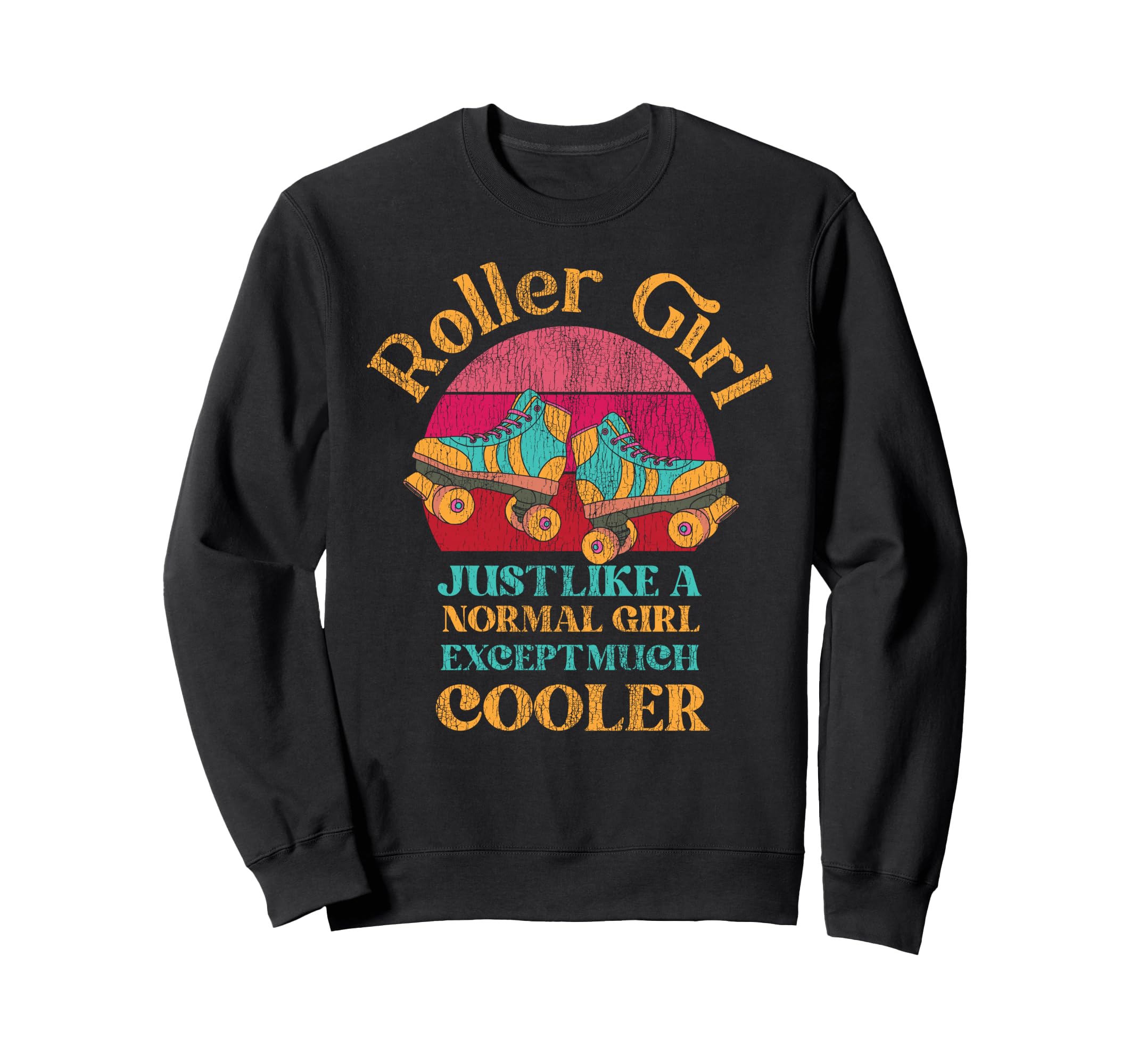 Roller Skating Skate 1970S Sweatshirt - Streetwear Style Men Women - T-Shirt, Sweatshirt, Hoodie