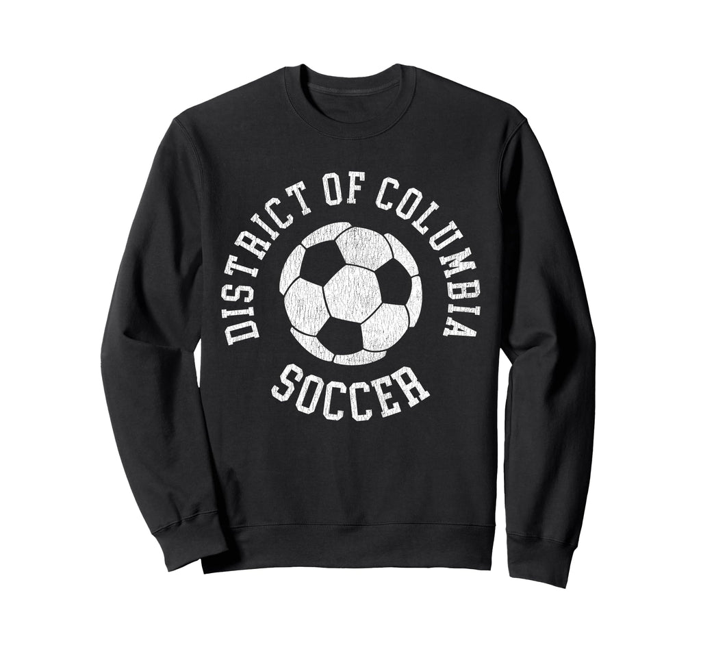 District Columbia Soccer Distressed Sweatshirt - Trendy Graphic for Adults - T-Shirt, Sweatshirt, Hoodie