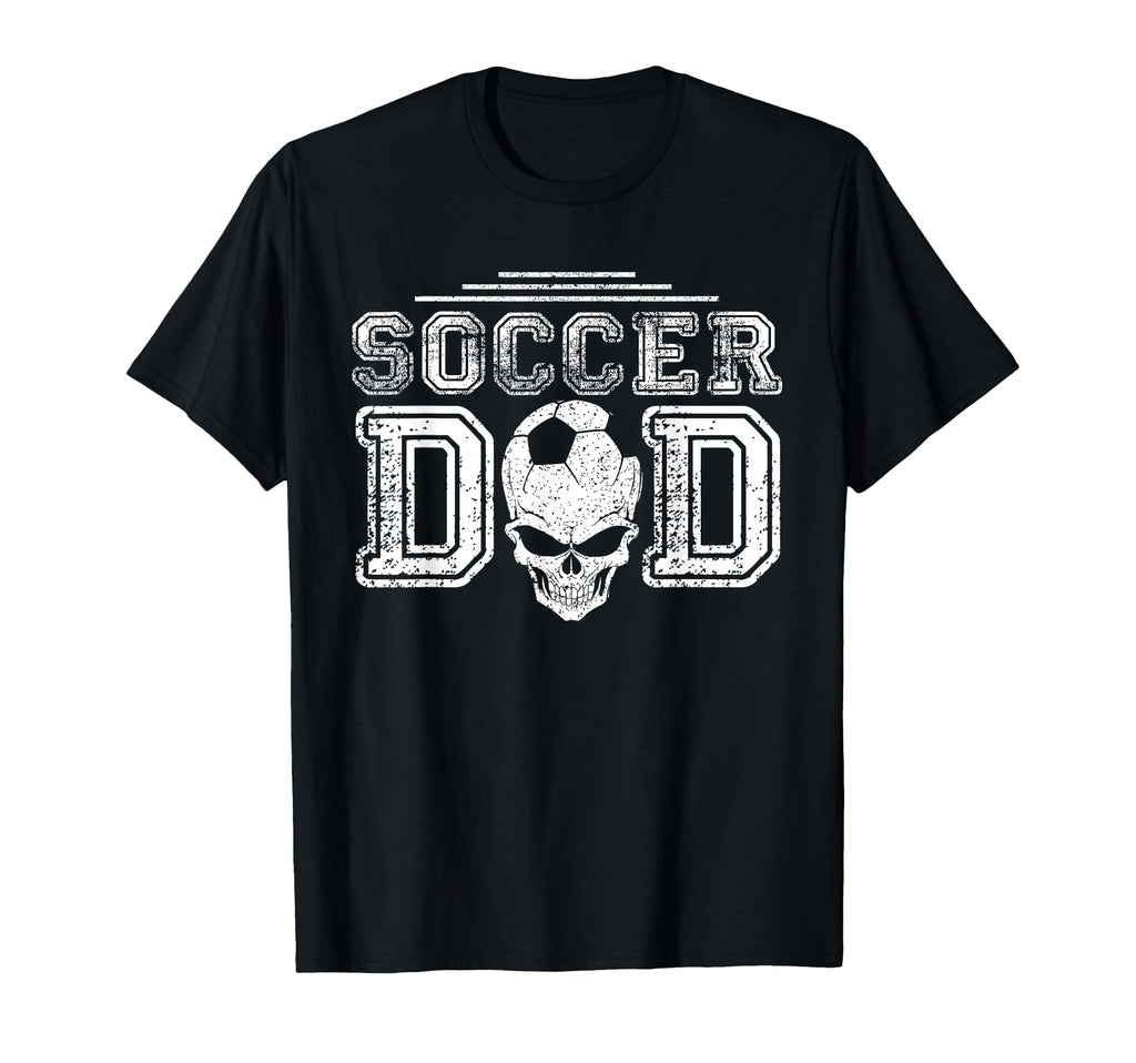 Soccer Dad Skull Soccer Player Funny T-Shirt - Minimalist Print Unisex - T-Shirt, Sweatshirt, Hoodie