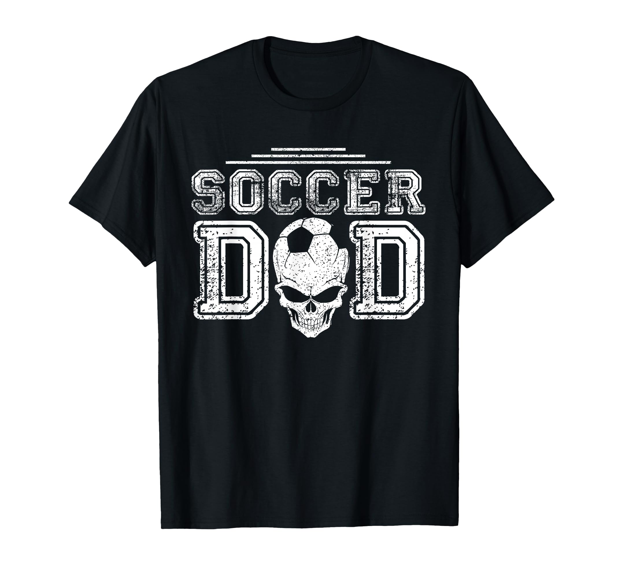 Soccer Dad Skull Soccer Player Funny T-Shirt - Minimalist Print Unisex - T-Shirt, Sweatshirt, Hoodie