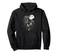 Howling 3 Capybaras Moon Funny 80S 90S Hoodie - Custom Art Print Men Women - T-Shirt, Sweatshirt, Hoodie