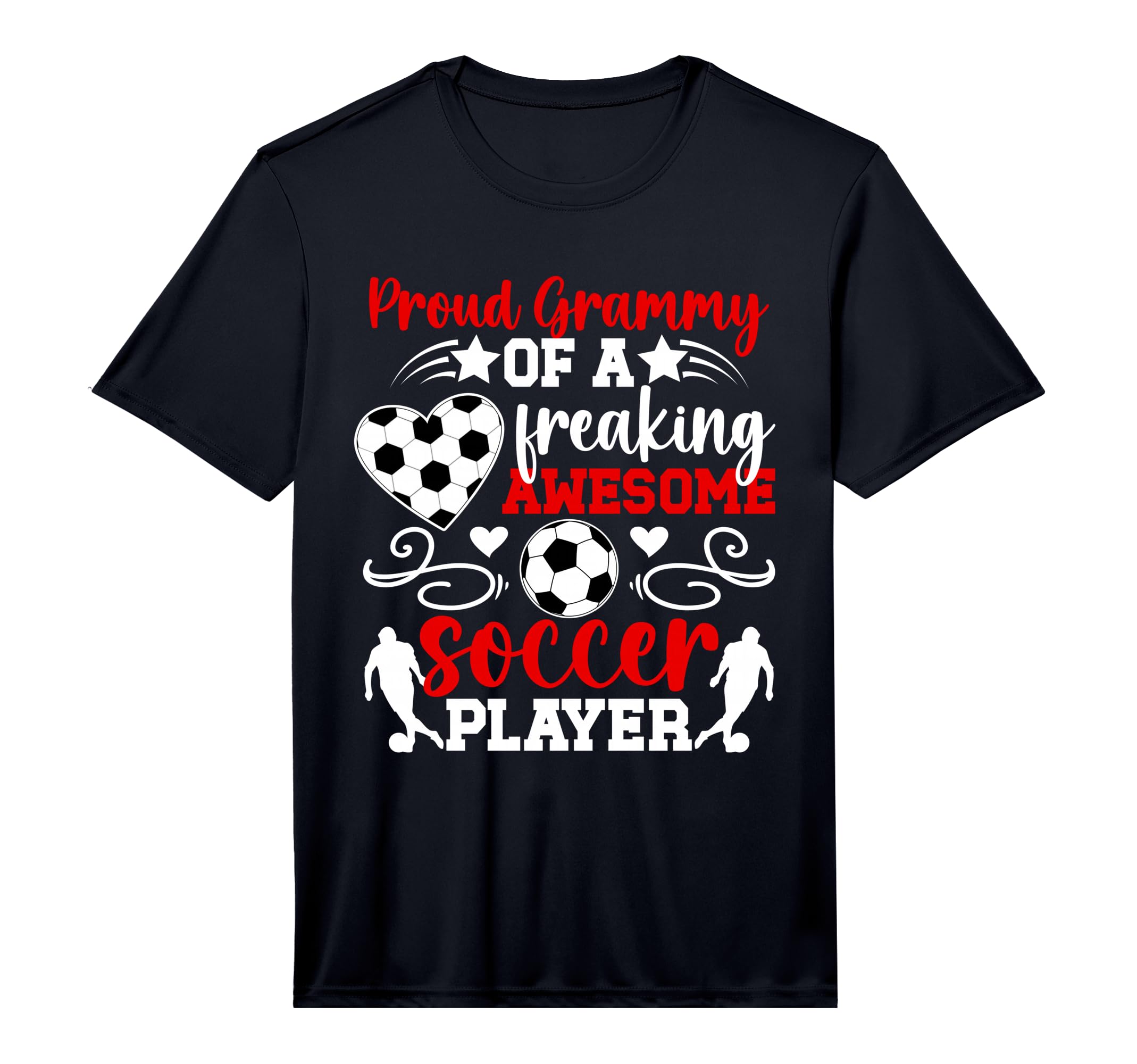 Mens Proud Grammy Soccer Player Grammy T-Shirt - Trendy Graphic for Adults - T-Shirt, Sweatshirt, Hoodie