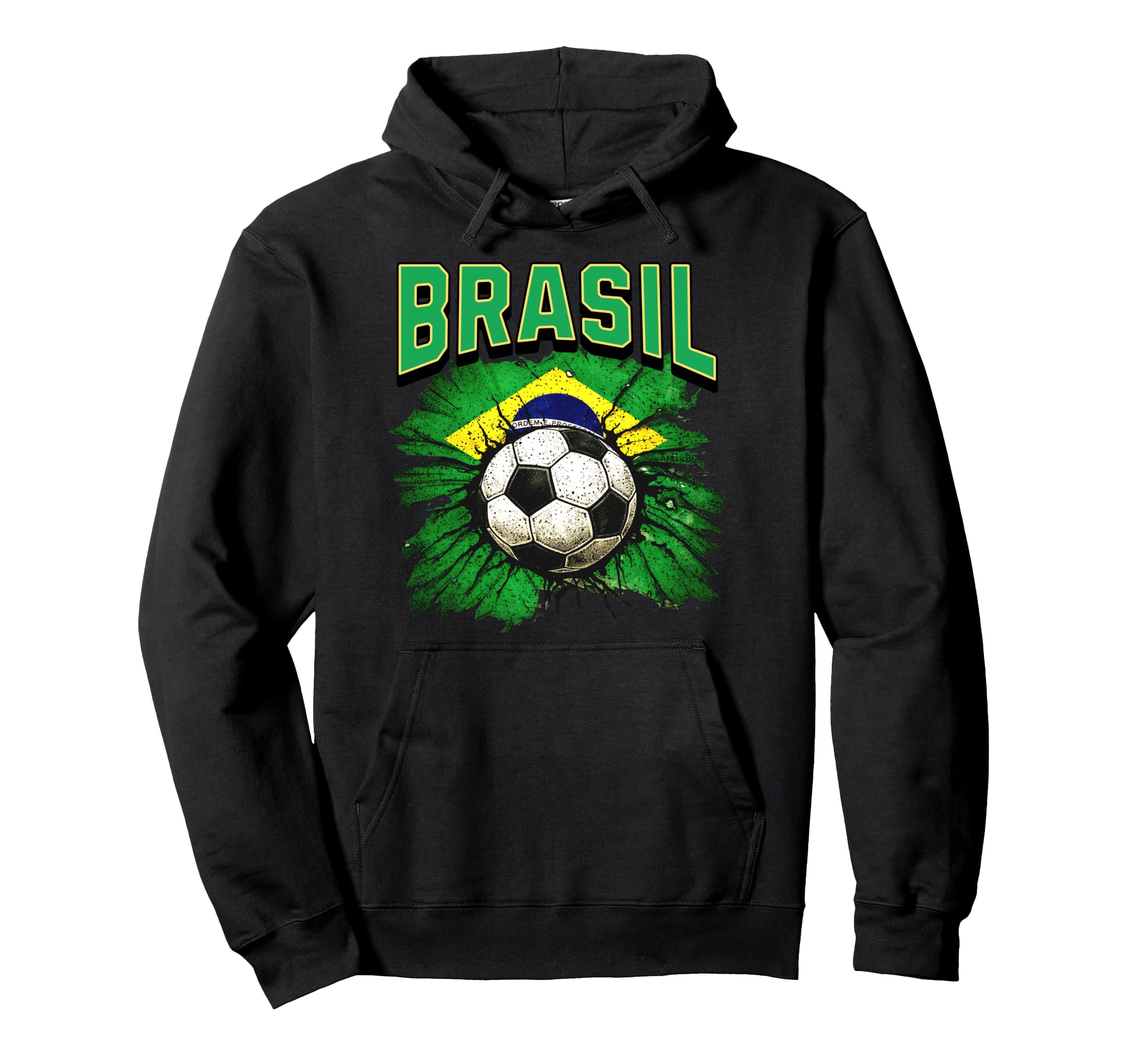 2026 Brasil Cup Flag Soccer Pride Futbol Hoodie - Graphic Print for Adults - T-Shirt, Sweatshirt, Hoodie