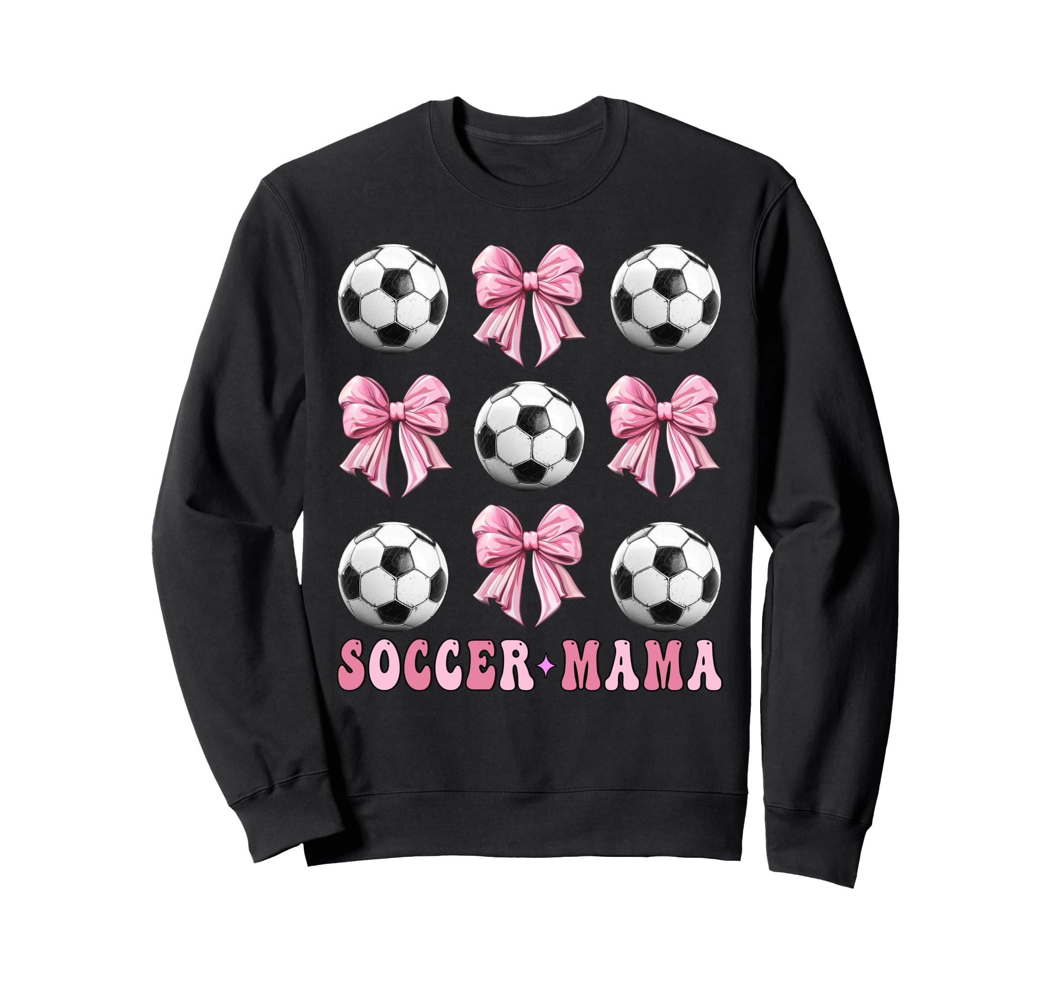 Soccer Mama Coquette Bow Soccer Sweatshirt - Minimalist Print Men Women - T-Shirt, Sweatshirt, Hoodie