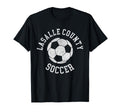Lasalle County Soccer Distressed 90S T-Shirt - Trendy Graphic Men Women - T-Shirt, Sweatshirt, Hoodie