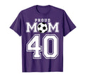 Number 40 Custom Proud Soccer Futbol T-Shirt - Casual Everyday Wear Unisex - T-Shirt, Sweatshirt, Hoodie