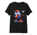 Soccer Ball Dabbing Usa Flag 250 Years T-Shirt - Graphic Print Men Women - T-Shirt, Sweatshirt, Hoodie