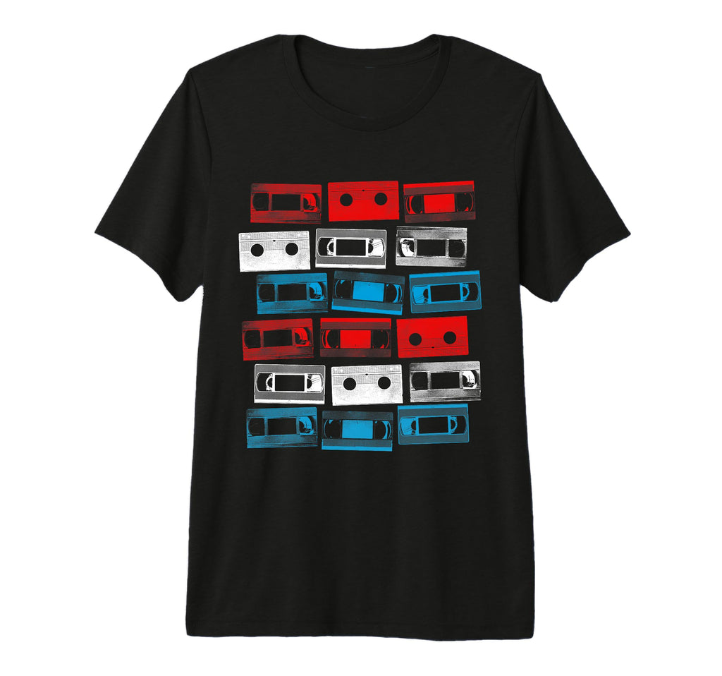 Vhs Tapes 80S 90S Movies Nostalgic T-Shirt - Fun Novelty Design for Adults - T-Shirt, Sweatshirt, Hoodie