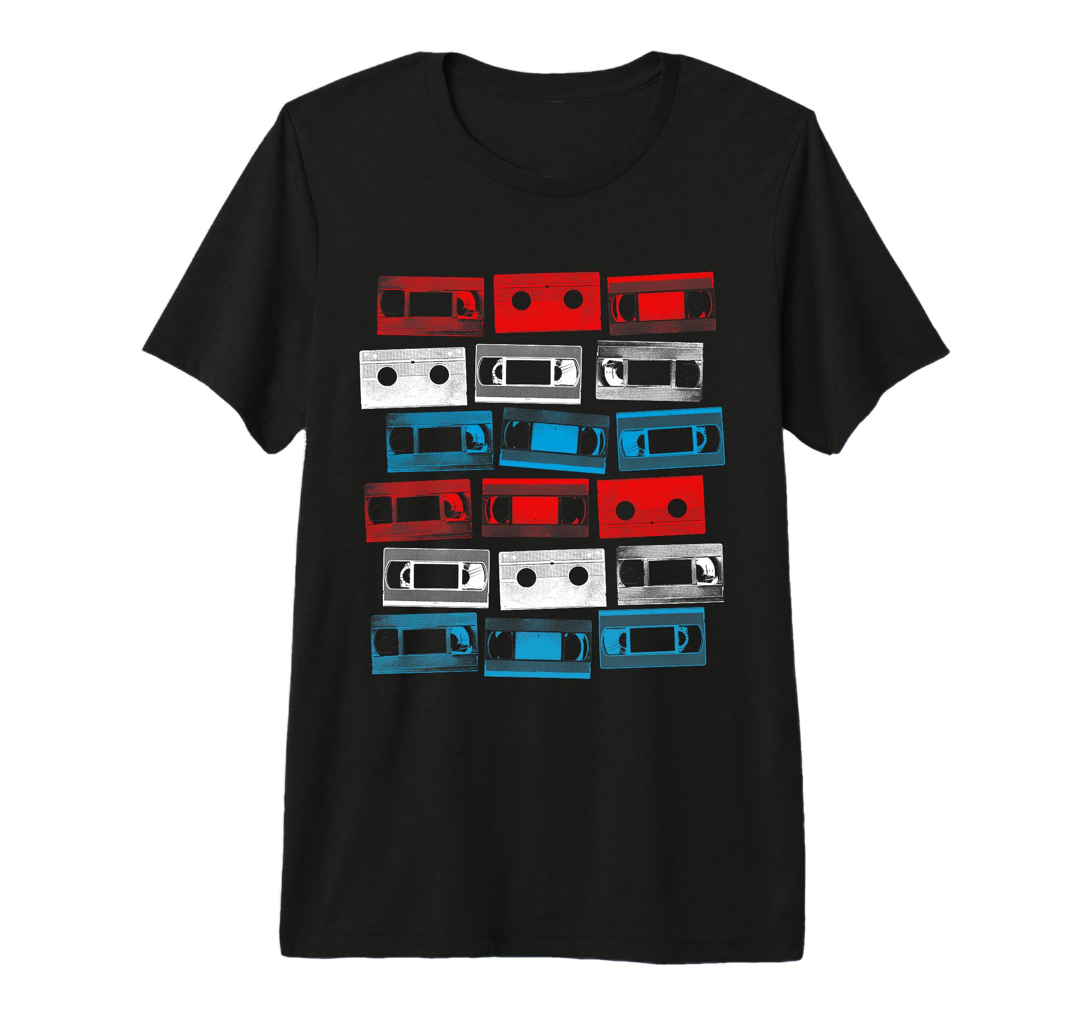 Vhs Tapes 80S 90S Movies Nostalgic T-Shirt - Fun Novelty Design for Adults - T-Shirt, Sweatshirt, Hoodie