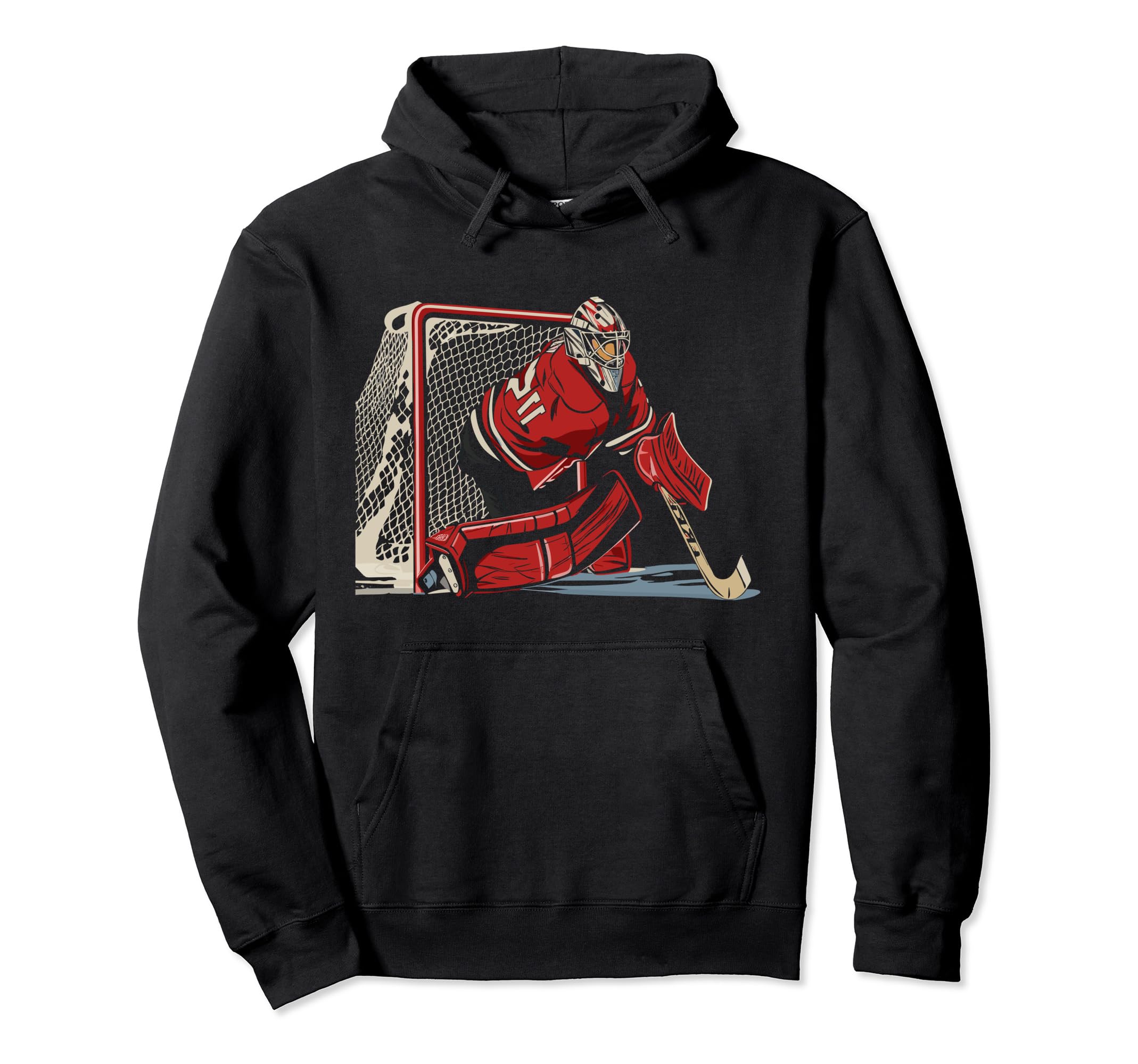 Ice Hockey Goalie Goaltender Keeper Hoodie - Novelty Apparel Unisex - T-Shirt, Sweatshirt, Hoodie