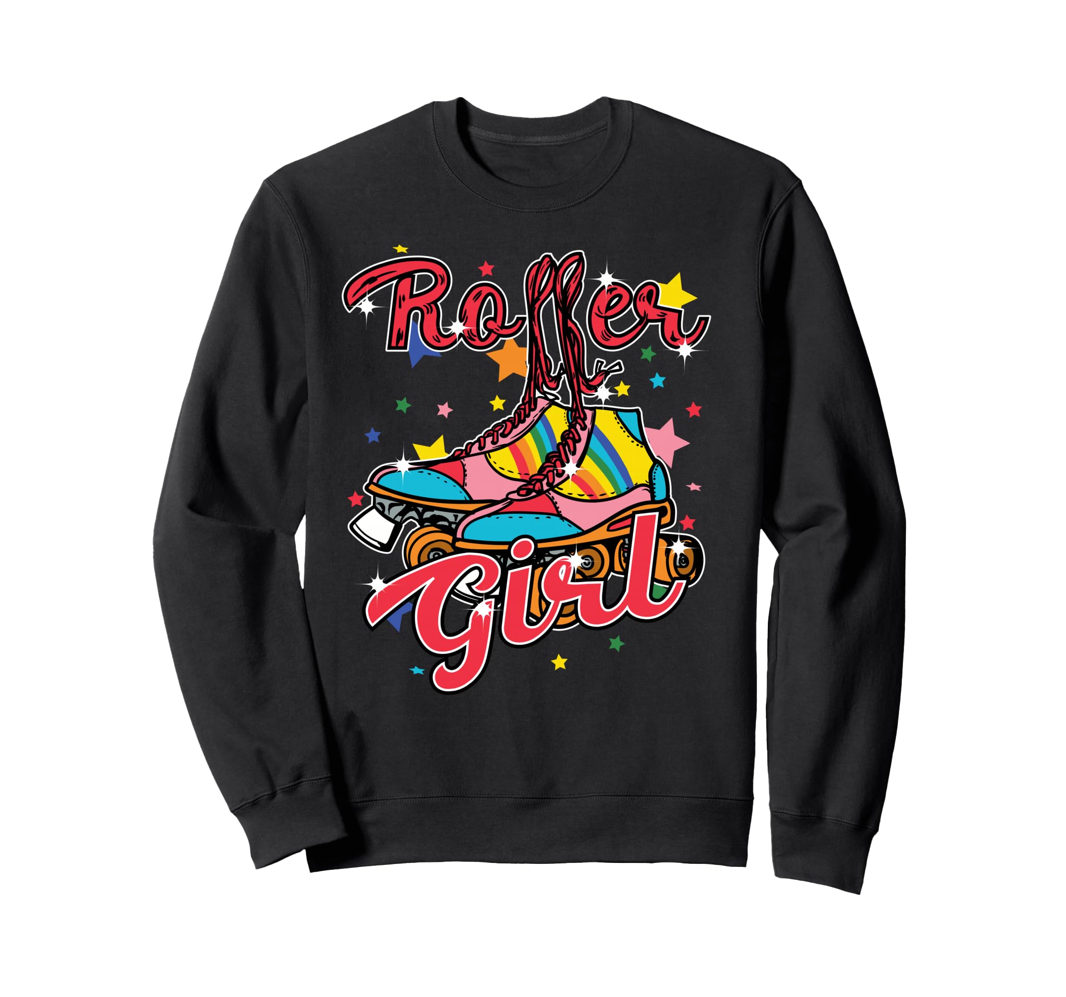 Roller Skates 80S Skater Roller Sweatshirt - Novelty Apparel Men Women - T-Shirt, Sweatshirt, Hoodie