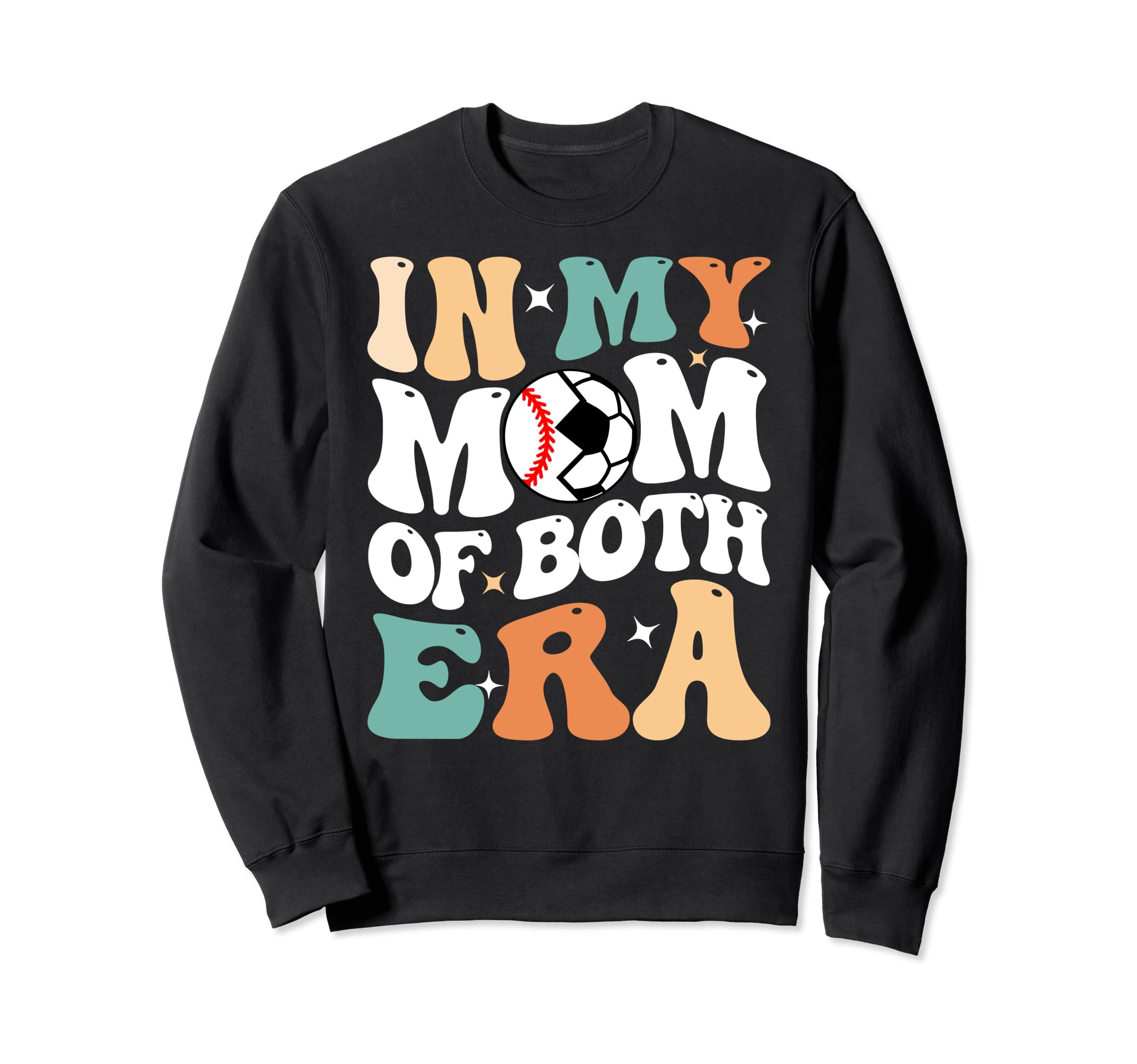 My Mom Both Era Funny Soccer Sweatshirt - Casual Everyday Wear for Adults - T-Shirt, Sweatshirt, Hoodie