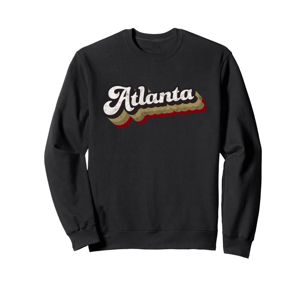 Atlanta Soccer Distressed Baseball Sweatshirt - Trendy Graphic for Adults - T-Shirt, Sweatshirt, Hoodie