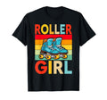 Roller Skater Skating 70S 80S Skates T-Shirt - Unique Graphic Men Women - T-Shirt, Sweatshirt, Hoodie