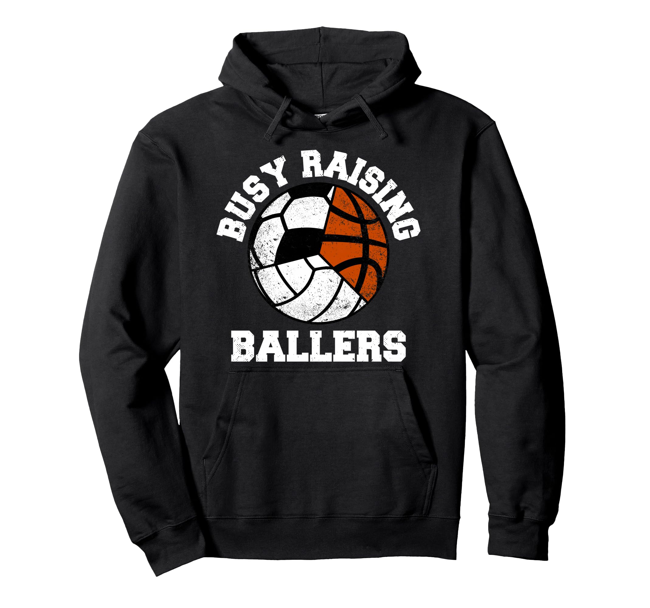 Busy Raising Ballers Funny Volleyball Hoodie - Aesthetic Graphic Unisex - T-Shirt, Sweatshirt, Hoodie