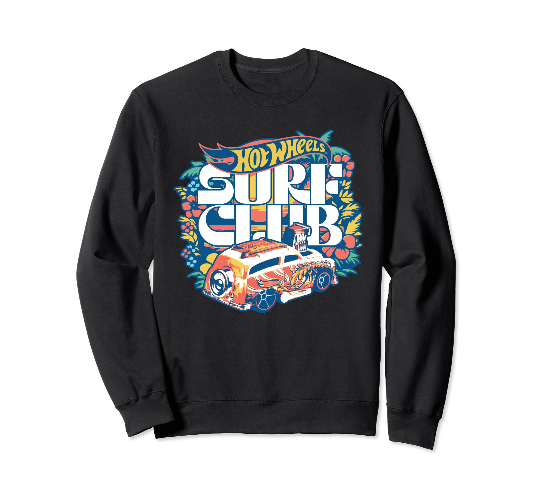 Hot Wheels Surf Club Sweatshirt - Fun Novelty Design for Adults - T-Shirt, Sweatshirt, Hoodie