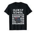 Joystick Video Gaming 1980S Oldest School T-Shirt - Trendy Graphic Unisex - T-Shirt, Sweatshirt, Hoodie
