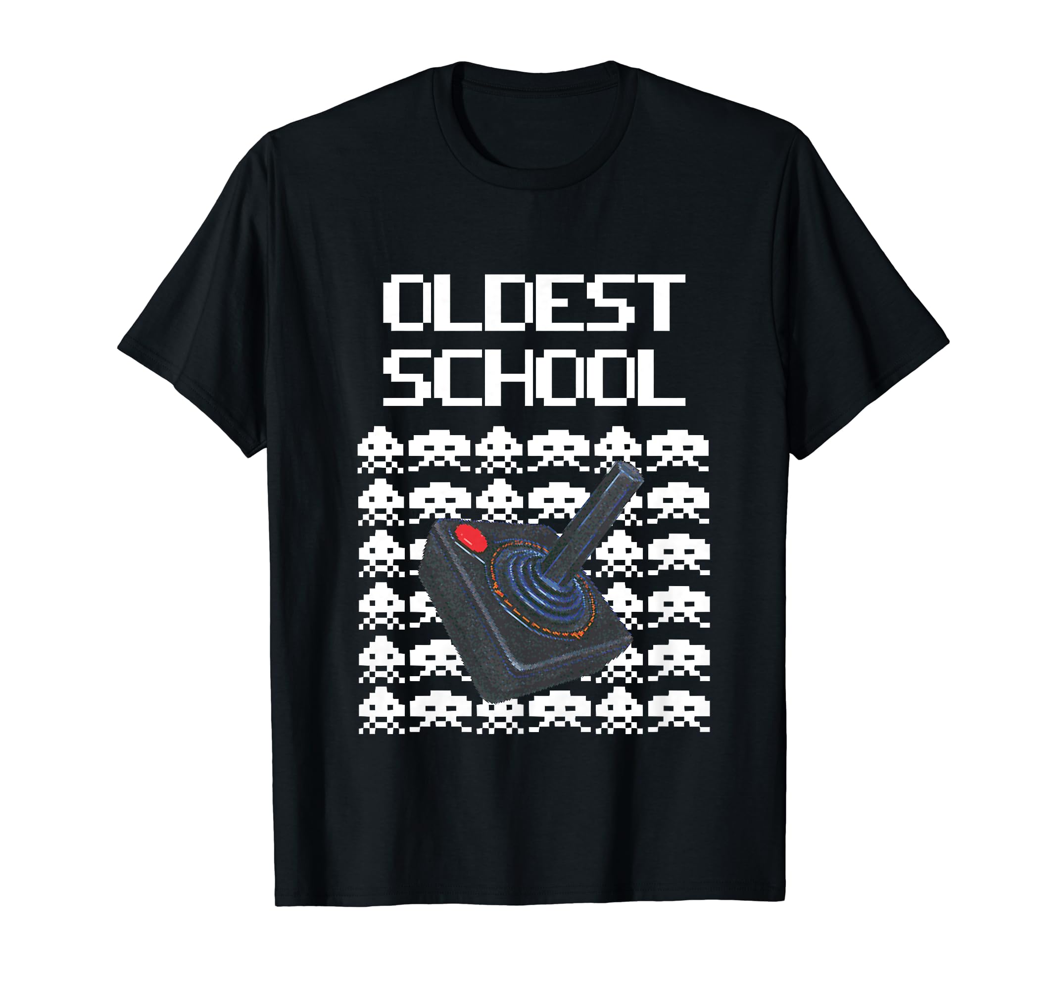 Joystick Video Gaming 1980S Oldest School T-Shirt - Trendy Graphic Unisex - T-Shirt, Sweatshirt, Hoodie