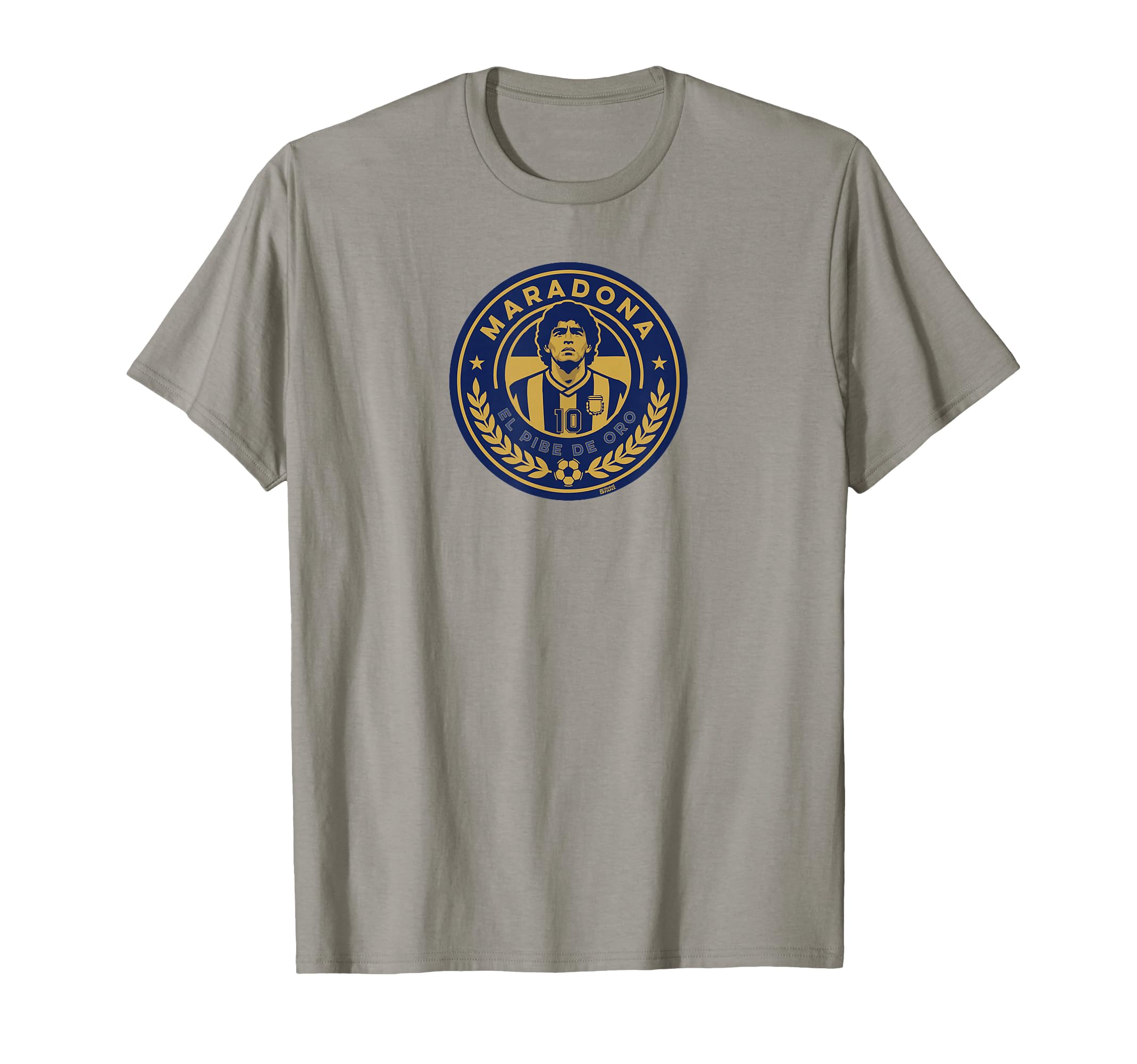 Diego Maradona El Pibe De Oro Seal Soccer T-Shirt - Custom Art Print Unisex - T-Shirt, Sweatshirt, Hoodie