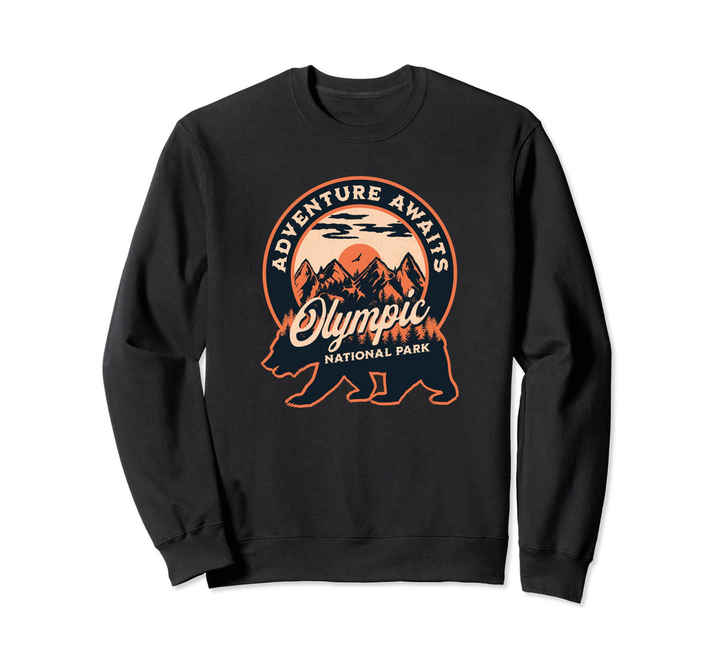 Olympic National Park Backpacking Sweatshirt - Graphic Print for Adults - T-Shirt, Sweatshirt, Hoodie