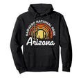 Saguaro National Park Stripes Arizona Hiking Hoodie - Graphic Print Unisex - T-Shirt, Sweatshirt, Hoodie