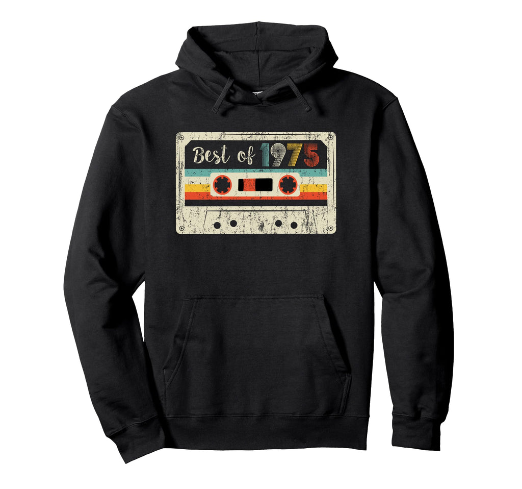 Best 1975 1975 Cassette Tape Birthday Hoodie - Custom Art Print for Adults - T-Shirt, Sweatshirt, Hoodie