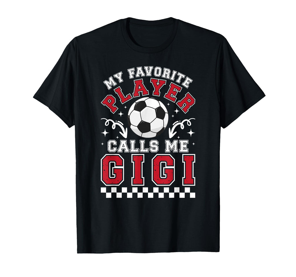 Proud Soccer Gigi Grandma Gigi Soccer T-Shirt - Minimalist Print Men Women - T-Shirt, Sweatshirt, Hoodie