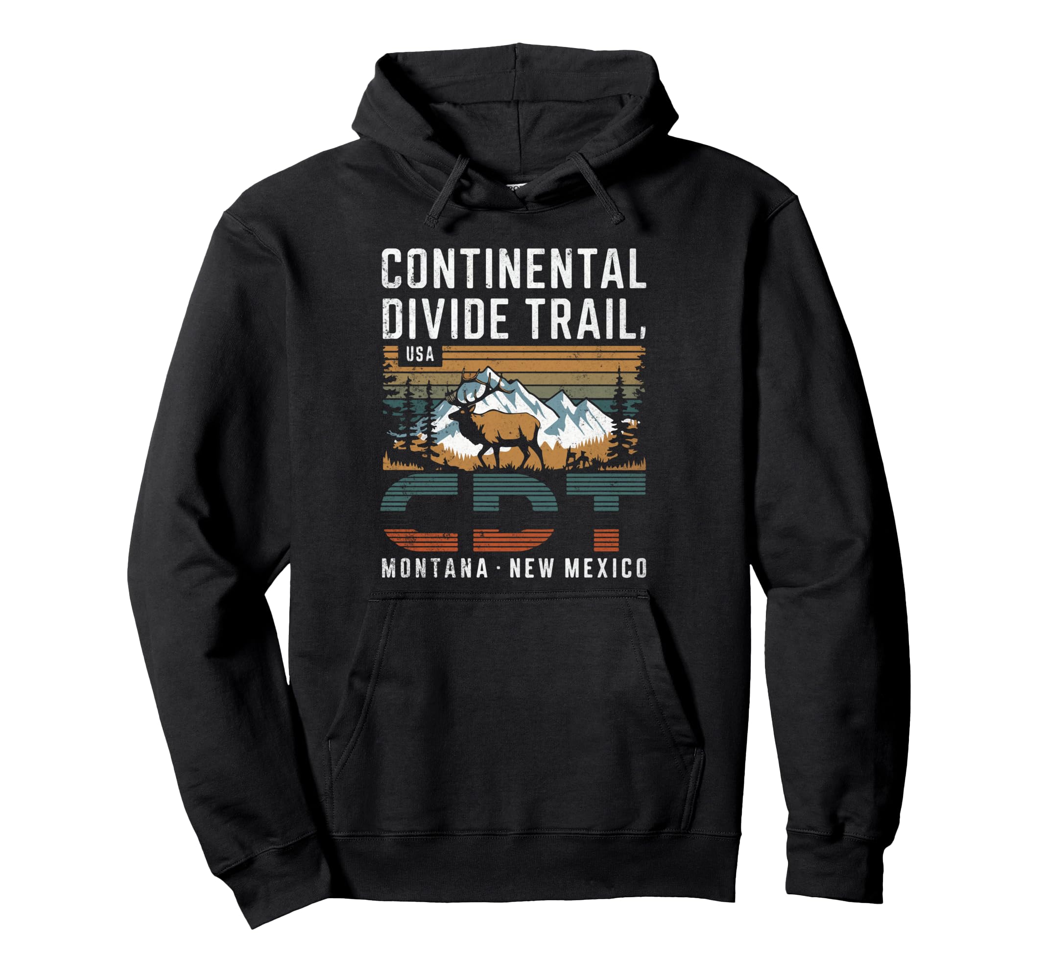 Continental Divide Trail Cdt Mountain Hoodie - Fun Novelty Design Unisex - T-Shirt, Sweatshirt, Hoodie
