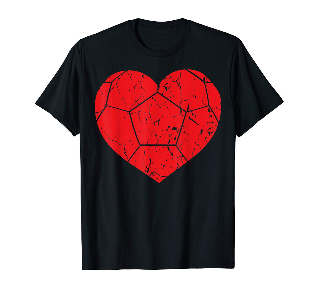 Soccer Heart Valentines Day Gifts T-Shirt - Fun Novelty Design Unisex - T-Shirt, Sweatshirt, Hoodie