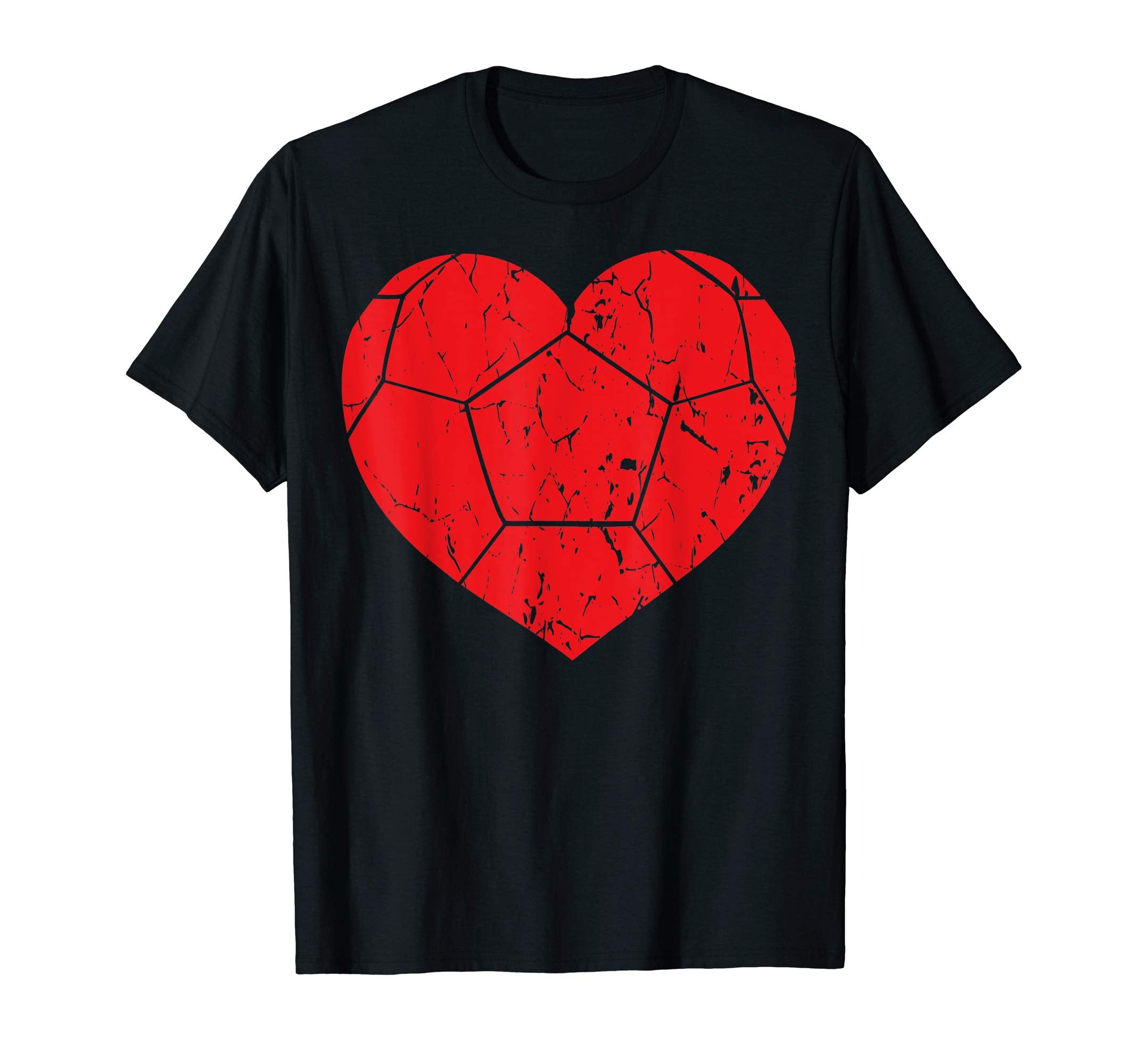 Soccer Heart Valentines Day Gifts T-Shirt - Fun Novelty Design Unisex - T-Shirt, Sweatshirt, Hoodie