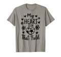 My Heart Is That Field Soccer Mom Nana T-Shirt - Graphic Print for Adults - T-Shirt, Sweatshirt, Hoodie