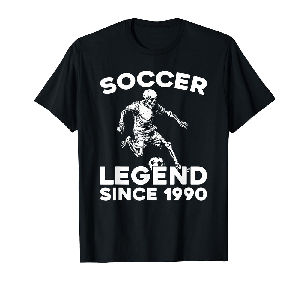 Born 1990 Soccer Sports Player Team T-Shirt - Minimalist Print Men Women - T-Shirt, Sweatshirt, Hoodie