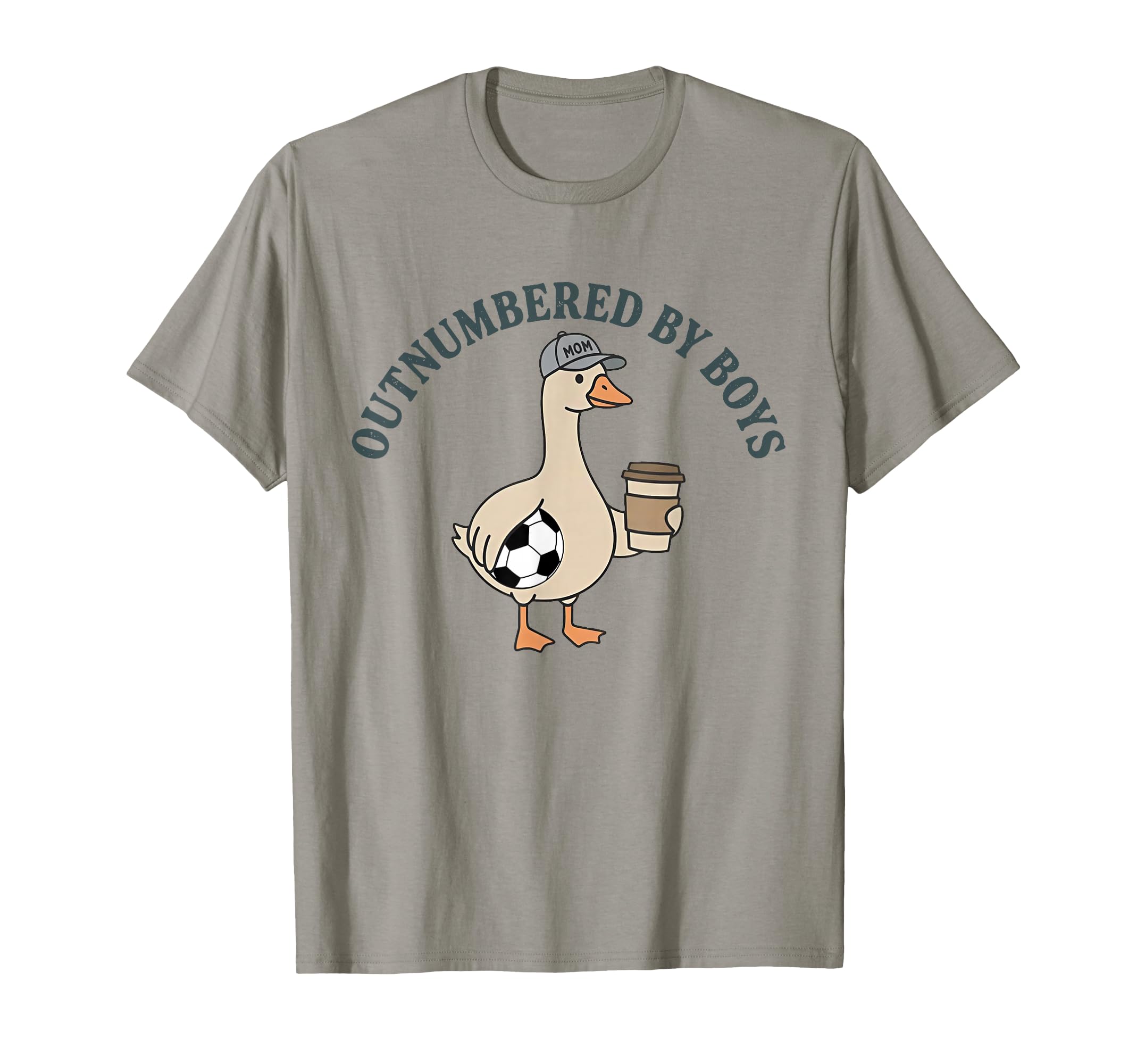 Outnumbered Funny Goose Mom T-Shirt - Casual Everyday Wear for Adults - T-Shirt, Sweatshirt, Hoodie