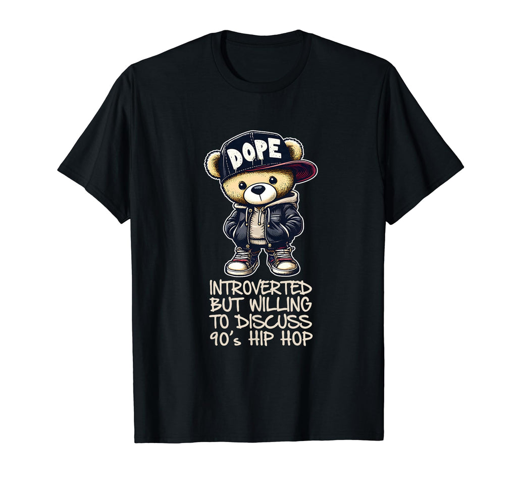 Introverted But Willing To Discuss 90S T-Shirt - Fun Novelty Design Unisex - T-Shirt, Sweatshirt, Hoodie