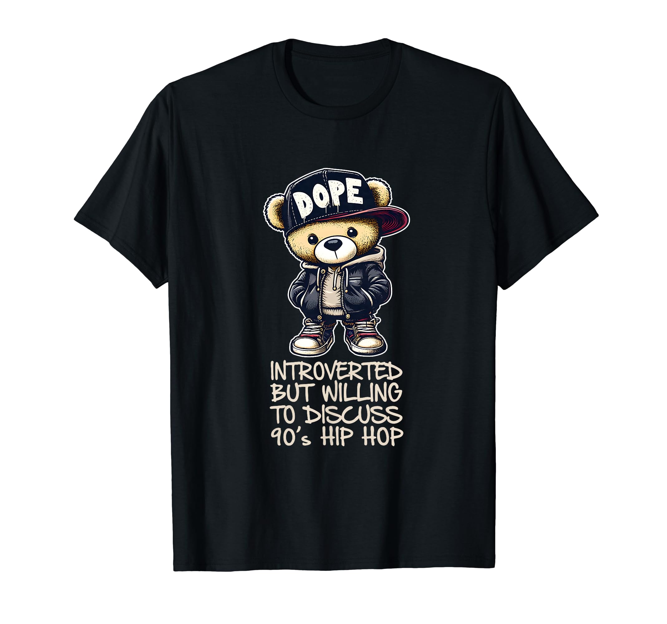 Introverted But Willing To Discuss 90S T-Shirt - Fun Novelty Design Unisex - T-Shirt, Sweatshirt, Hoodie
