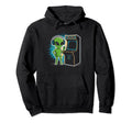 Gamer Alien Love 80S 90S Arcade Gaming Hoodie - Novelty Apparel Men Women - T-Shirt, Sweatshirt, Hoodie