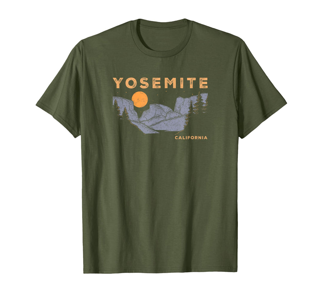 Yosemite Half Dome National Park Womens T-Shirt - Minimalist Print Unisex - T-Shirt, Sweatshirt, Hoodie