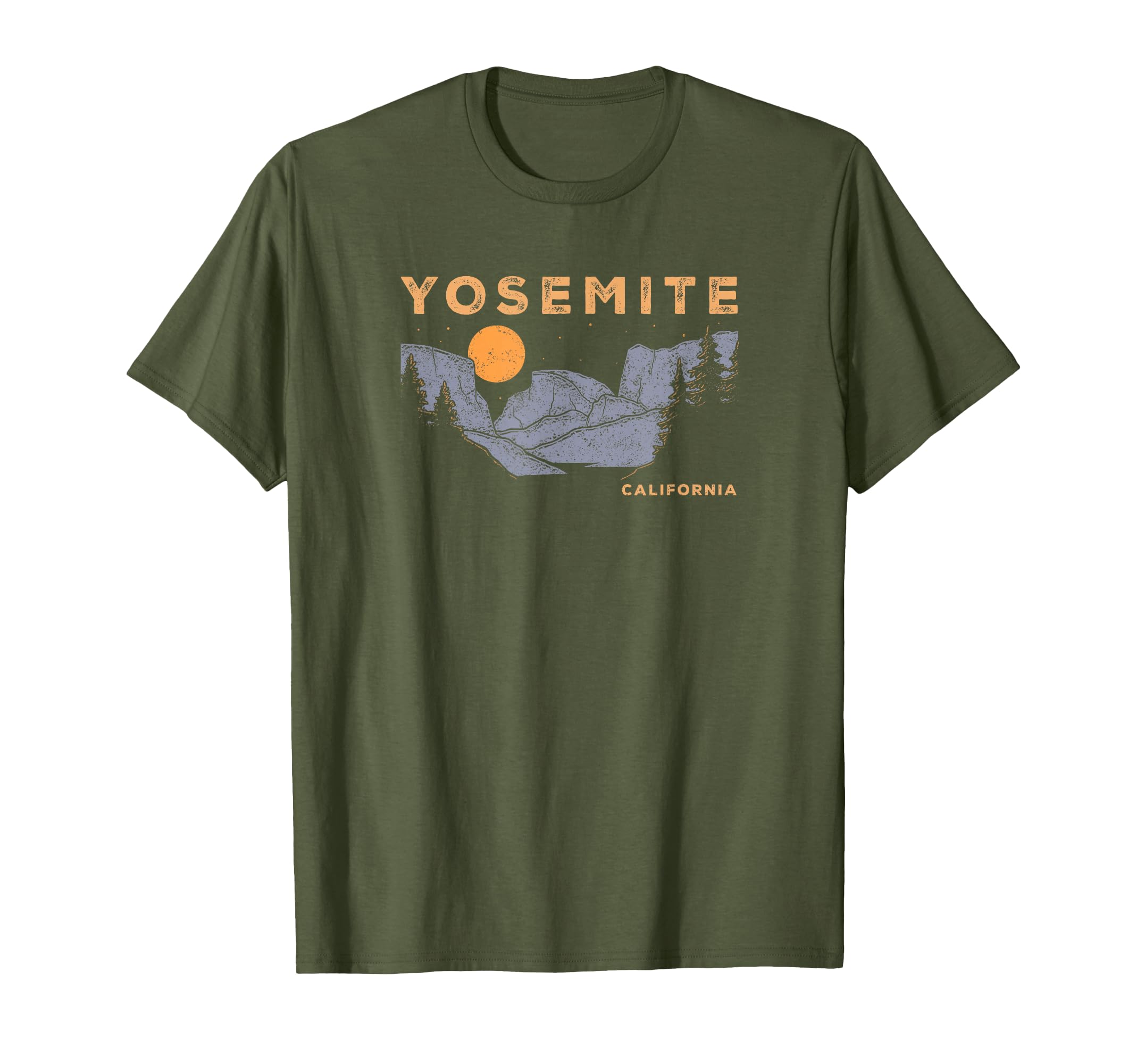 Yosemite Half Dome National Park Womens T-Shirt - Minimalist Print Unisex - T-Shirt, Sweatshirt, Hoodie