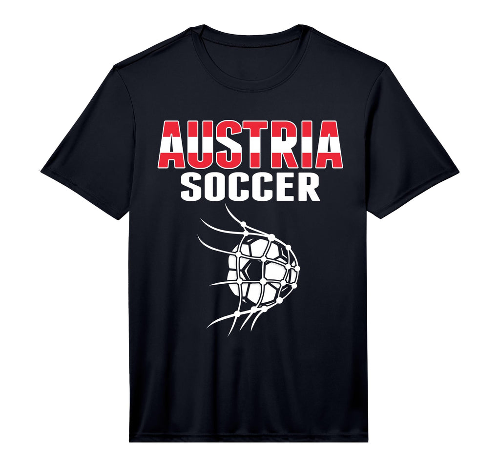 Austria Soccer Fans Jersey Support T-Shirt - Aesthetic Graphic for Adults - T-Shirt, Sweatshirt, Hoodie