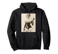 Elegant Pin Up Seductive Corset And Hoodie - Fun Novelty Design for Adults - T-Shirt, Sweatshirt, Hoodie