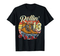 13Th Bday Outfit 13 Year Old Rolling T-Shirt - Streetwear Style Unisex - T-Shirt, Sweatshirt, Hoodie