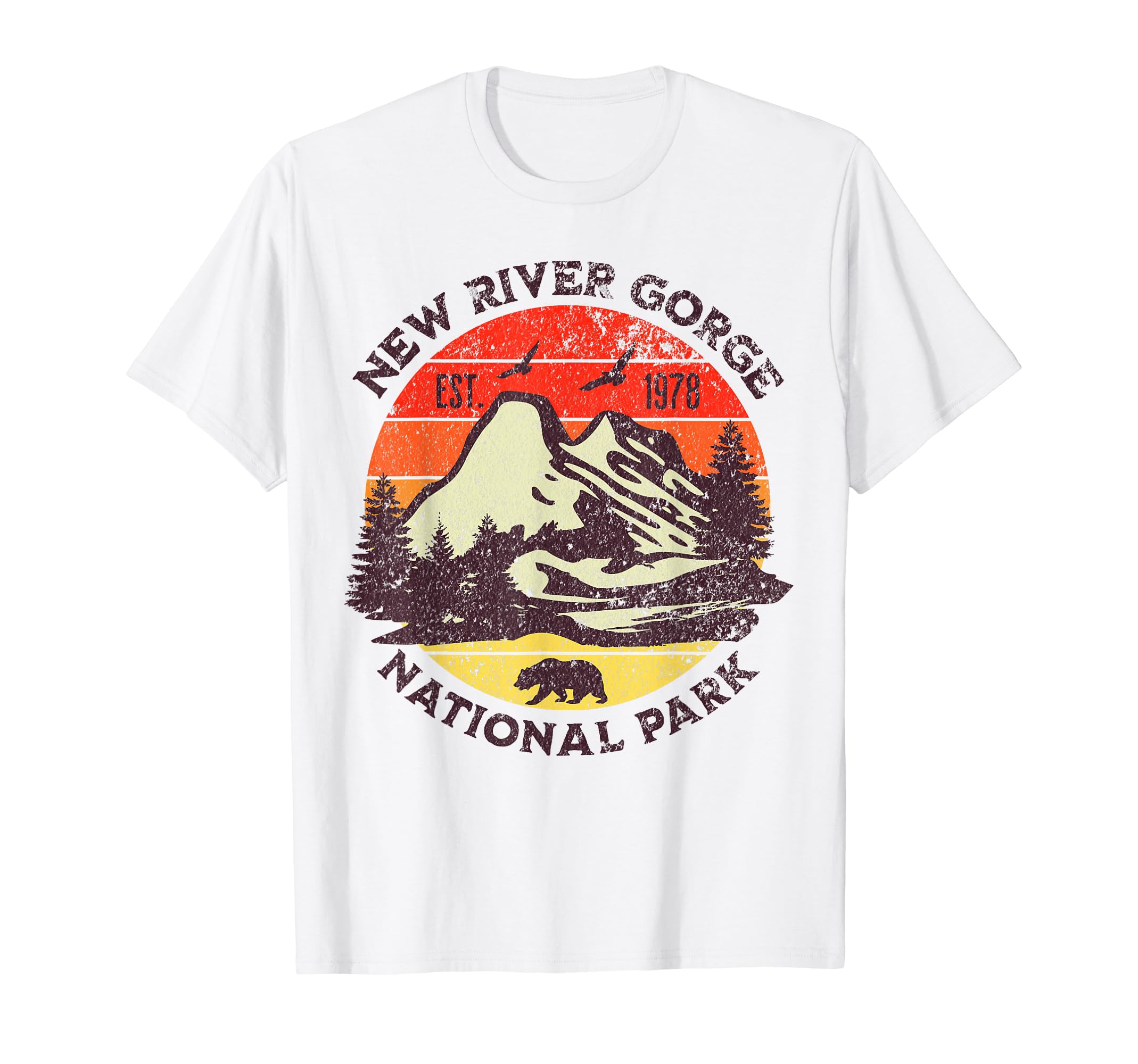 New River Gorge National Park West Hoodie - Graphic Print for Adults - T-Shirt, Sweatshirt, Hoodie