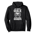 Proud Ice Hockey Goalie Grandpa Hockey Hoodie - Graphic Print Men Women - T-Shirt, Sweatshirt, Hoodie