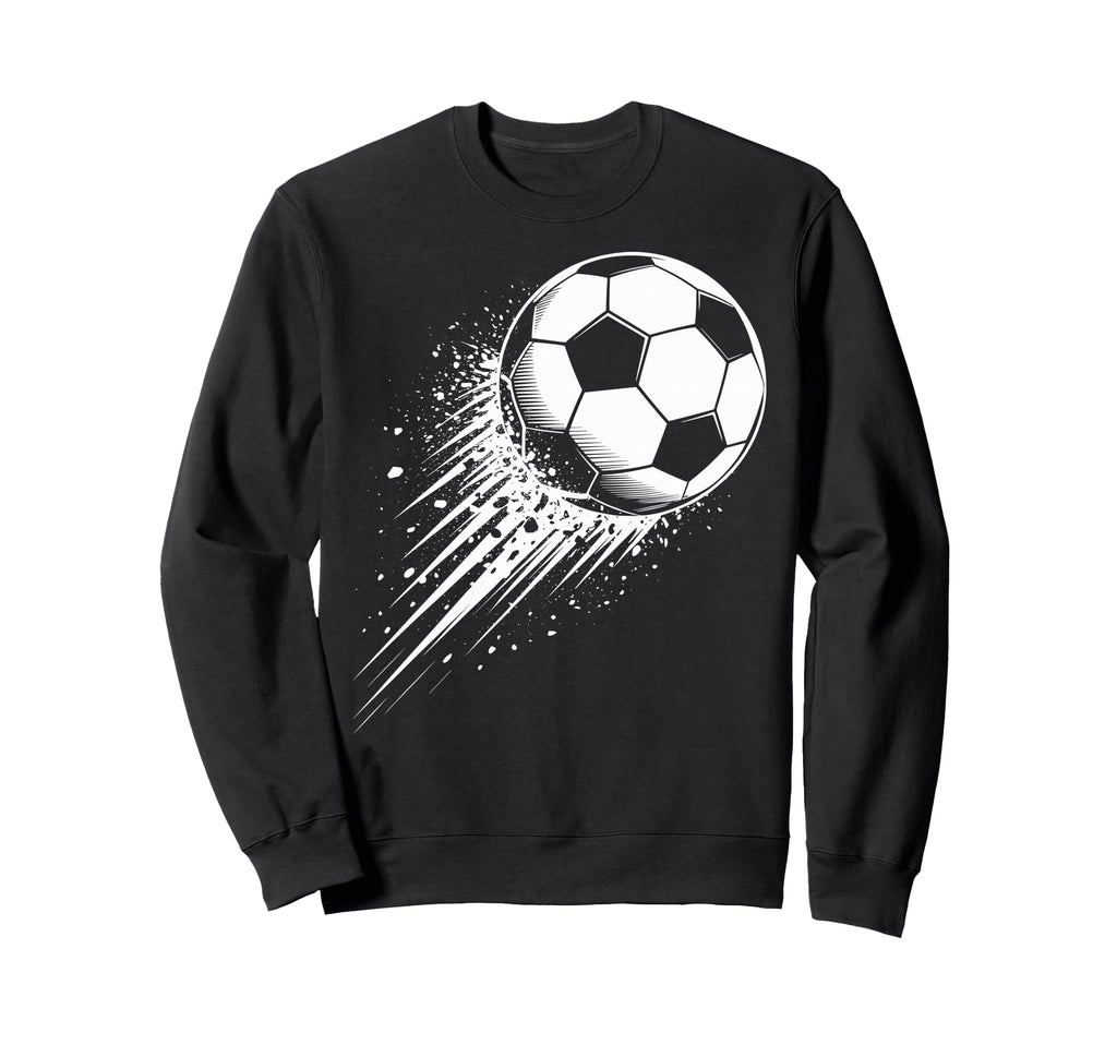 Splash Art Soccer Football Ball Sweatshirt - Minimalist Print Men Women - T-Shirt, Sweatshirt, Hoodie