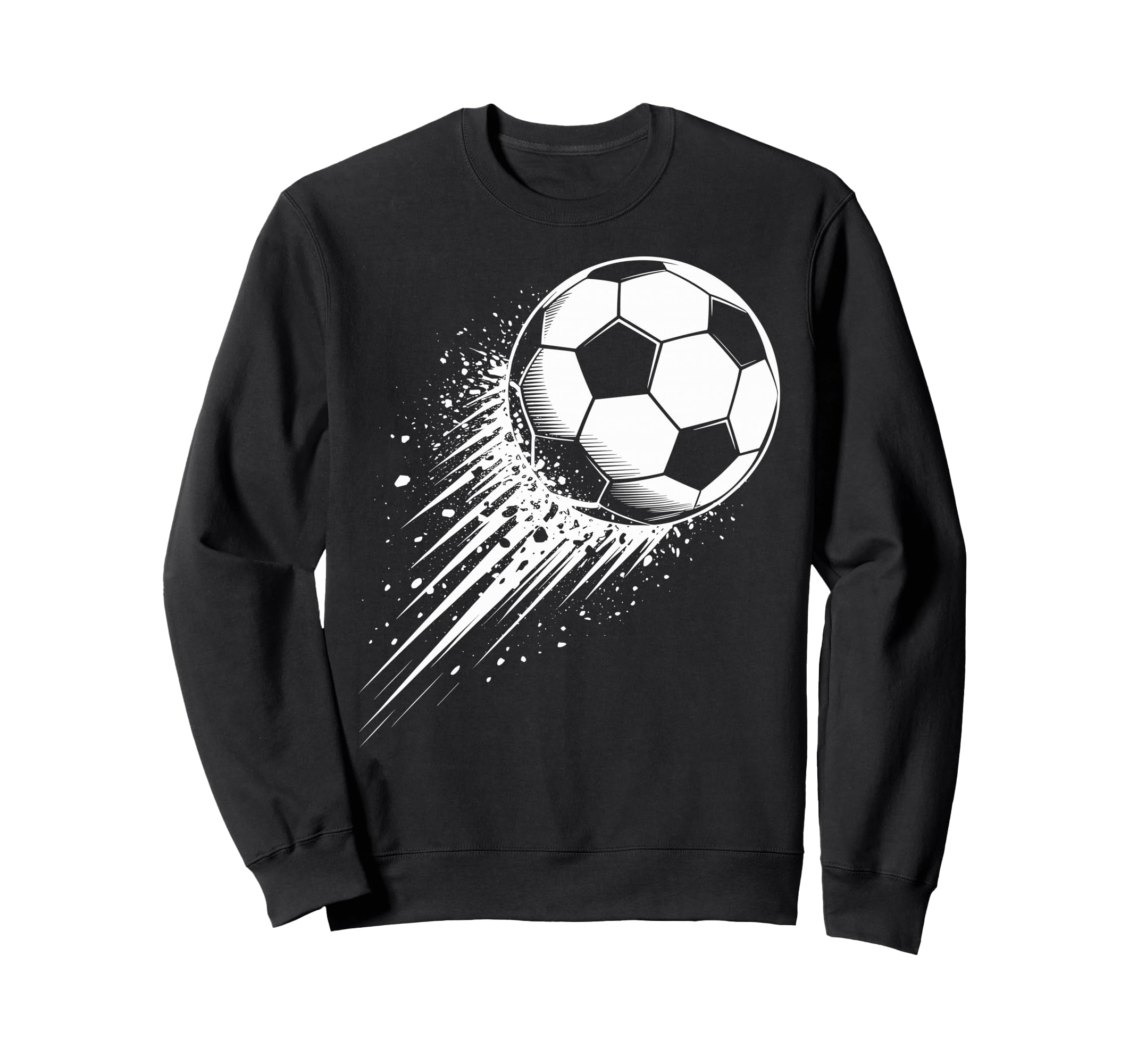 Splash Art Soccer Football Ball Sweatshirt - Streetwear Style Men Women - T-Shirt, Sweatshirt, Hoodie
