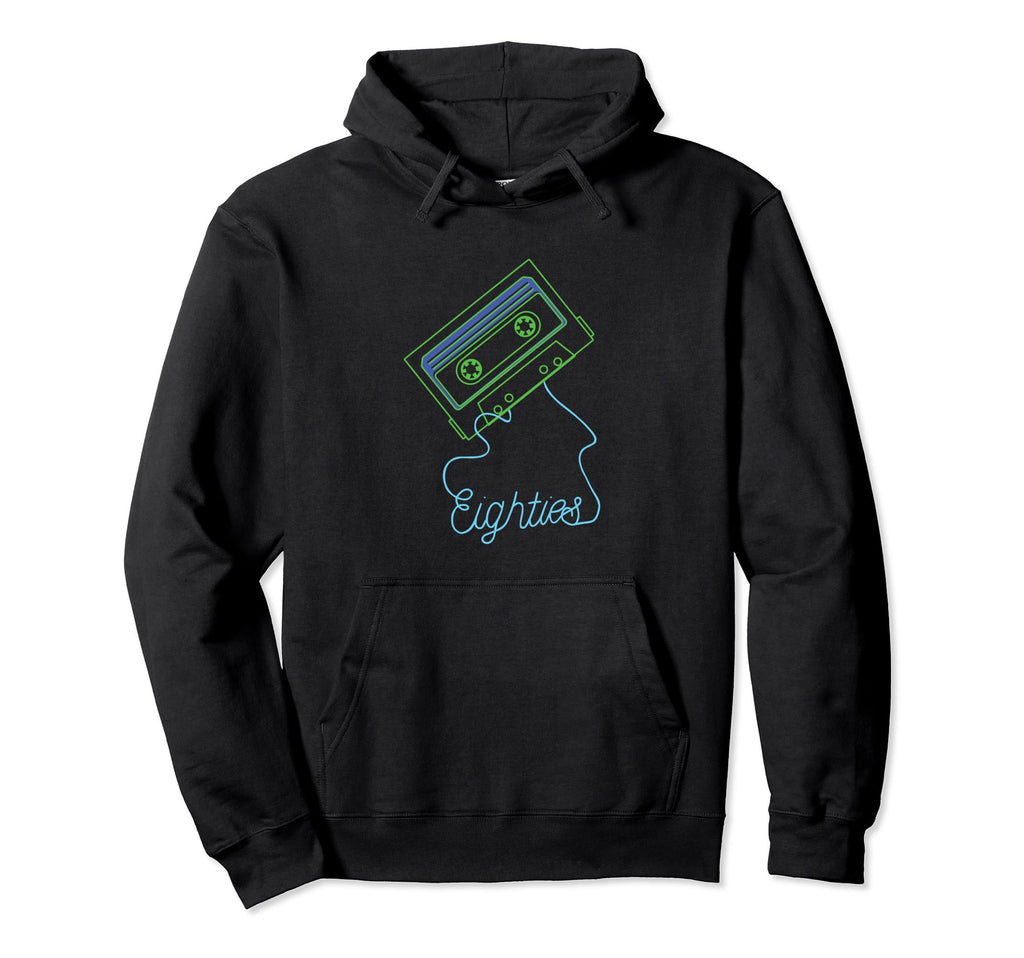 Oldschool Cassette Tape 80S 90S Cassette Hoodie - Aesthetic Graphic Unisex - T-Shirt, Sweatshirt, Hoodie