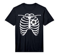 Soccer Heart Skeleton Ribs X Ray T-Shirt - Casual Everyday Wear Unisex - T-Shirt, Sweatshirt, Hoodie